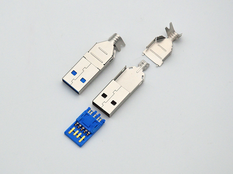 USB Type-A Male (USB AM) 3.0 three-piece set